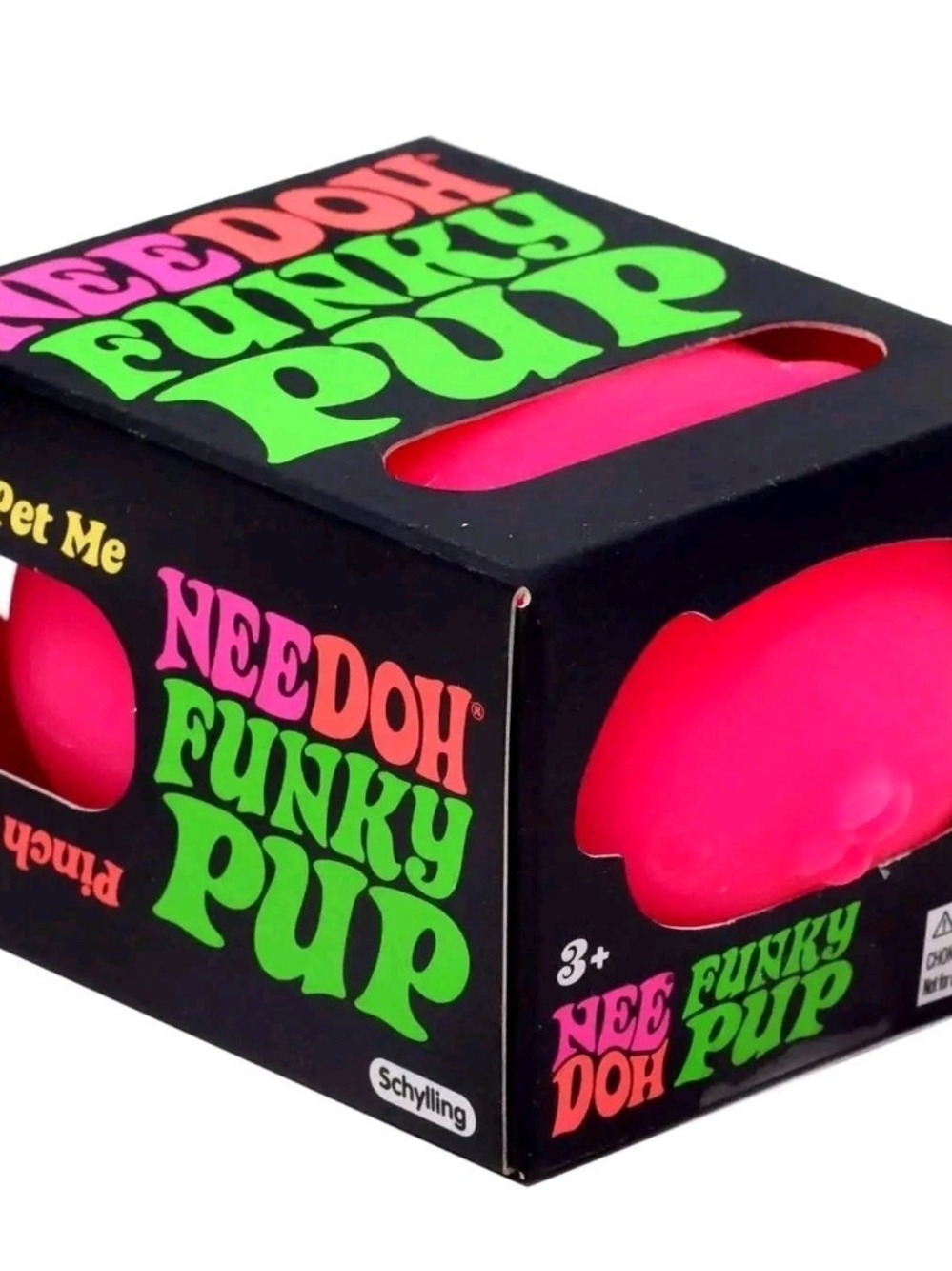 NeeDoh Funky Pup Pink Squishy 💖